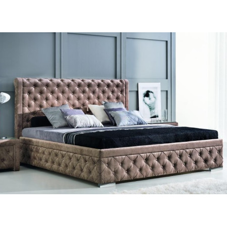 Roma stylowe łóżko tapicerowane polskiej firmy New Elegance